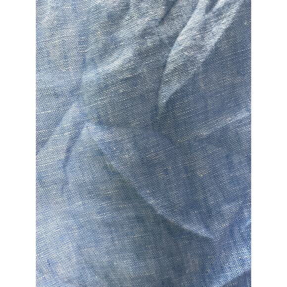 Talbots Blue Linen Capri Pants SP - Picture 4 of 4